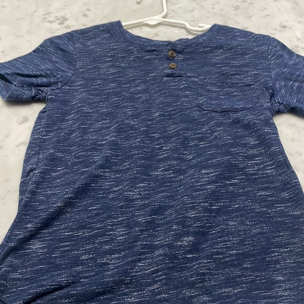 Kids boys blue tee